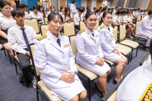 มรภ.เทพสตรี จัดพิธีทำบุญทักษิณา เพื่อถวายเป็นพระราชกุศลและน้อมรำลึกในพระมหากรุณาธิคุณ รัชกาลที่ 9 เนื่องในวันนวมินทรมหาราช