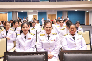 มรภ.เทพสตรี จัดพิธีทำบุญทักษิณา เพื่อถวายเป็นพระราชกุศลและน้อมรำลึกในพระมหากรุณาธิคุณ รัชกาลที่ 9 เนื่องในวันนวมินทรมหาราช