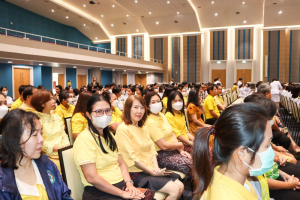 มรภ.เทพสตรี จัดพิธีทำบุญทักษิณา เพื่อถวายเป็นพระราชกุศลและน้อมรำลึกในพระมหากรุณาธิคุณ รัชกาลที่ 9 เนื่องในวันนวมินทรมหาราช