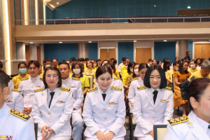 มรภ.เทพสตรี จัดพิธีทำบุญทักษิณา เพื่อถวายเป็นพระราชกุศลและน้อมรำลึกในพระมหากรุณาธิคุณ รัชกาลที่ 9 เนื่องในวันนวมินทรมหาราช