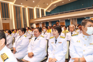 มรภ.เทพสตรี จัดพิธีทำบุญทักษิณา เพื่อถวายเป็นพระราชกุศลและน้อมรำลึกในพระมหากรุณาธิคุณ รัชกาลที่ 9 เนื่องในวันนวมินทรมหาราช