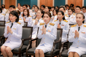 มรภ.เทพสตรี จัดพิธีทำบุญทักษิณา เพื่อถวายเป็นพระราชกุศลและน้อมรำลึกในพระมหากรุณาธิคุณ รัชกาลที่ 9 เนื่องในวันนวมินทรมหาราช