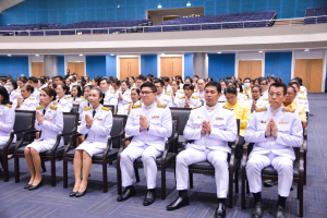 มรภ.เทพสตรี จัดพิธีทำบุญทักษิณา เพื่อถวายเป็นพระราชกุศลและน้อมรำลึกในพระมหากรุณาธิคุณ รัชกาลที่ 9 เนื่องในวันนวมินทรมหาราช