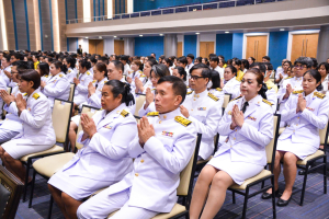 มรภ.เทพสตรี จัดพิธีทำบุญทักษิณา เพื่อถวายเป็นพระราชกุศลและน้อมรำลึกในพระมหากรุณาธิคุณ รัชกาลที่ 9 เนื่องในวันนวมินทรมหาราช
