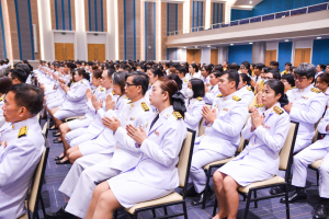 มรภ.เทพสตรี จัดพิธีทำบุญทักษิณา เพื่อถวายเป็นพระราชกุศลและน้อมรำลึกในพระมหากรุณาธิคุณ รัชกาลที่ 9 เนื่องในวันนวมินทรมหาราช
