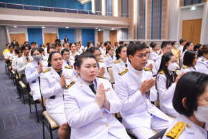 มรภ.เทพสตรี จัดพิธีทำบุญทักษิณา เพื่อถวายเป็นพระราชกุศลและน้อมรำลึกในพระมหากรุณาธิคุณ รัชกาลที่ 9 เนื่องในวันนวมินทรมหาราช