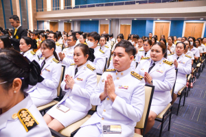 มรภ.เทพสตรี จัดพิธีทำบุญทักษิณา เพื่อถวายเป็นพระราชกุศลและน้อมรำลึกในพระมหากรุณาธิคุณ รัชกาลที่ 9 เนื่องในวันนวมินทรมหาราช