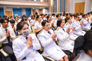 มรภ.เทพสตรี จัดพิธีทำบุญทักษิณา เพื่อถวายเป็นพระราชกุศลและน้อมรำลึกในพระมหากรุณาธิคุณ รัชกาลที่ 9 เนื่องในวันนวมินทรมหาราช