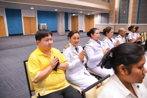 มรภ.เทพสตรี จัดพิธีทำบุญทักษิณา เพื่อถวายเป็นพระราชกุศลและน้อมรำลึกในพระมหากรุณาธิคุณ รัชกาลที่ 9 เนื่องในวันนวมินทรมหาราช