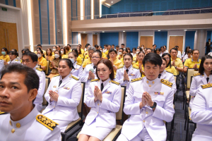 มรภ.เทพสตรี จัดพิธีทำบุญทักษิณา เพื่อถวายเป็นพระราชกุศลและน้อมรำลึกในพระมหากรุณาธิคุณ รัชกาลที่ 9 เนื่องในวันนวมินทรมหาราช