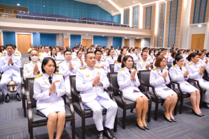 มรภ.เทพสตรี จัดพิธีทำบุญทักษิณา เพื่อถวายเป็นพระราชกุศลและน้อมรำลึกในพระมหากรุณาธิคุณ รัชกาลที่ 9 เนื่องในวันนวมินทรมหาราช