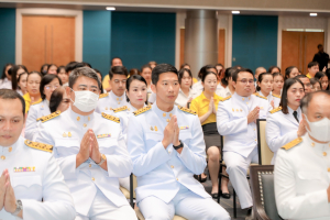 มรภ.เทพสตรี จัดพิธีทำบุญทักษิณา เพื่อถวายเป็นพระราชกุศลและน้อมรำลึกในพระมหากรุณาธิคุณ รัชกาลที่ 9 เนื่องในวันนวมินทรมหาราช