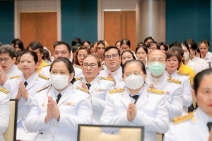 มรภ.เทพสตรี จัดพิธีทำบุญทักษิณา เพื่อถวายเป็นพระราชกุศลและน้อมรำลึกในพระมหากรุณาธิคุณ รัชกาลที่ 9 เนื่องในวันนวมินทรมหาราช