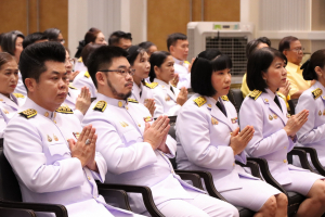 มรภ.เทพสตรี จัดพิธีทำบุญทักษิณา เพื่อถวายเป็นพระราชกุศลและน้อมรำลึกในพระมหากรุณาธิคุณ รัชกาลที่ 9 เนื่องในวันนวมินทรมหาราช