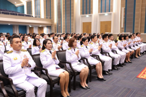 มรภ.เทพสตรี จัดพิธีทำบุญทักษิณา เพื่อถวายเป็นพระราชกุศลและน้อมรำลึกในพระมหากรุณาธิคุณ รัชกาลที่ 9 เนื่องในวันนวมินทรมหาราช