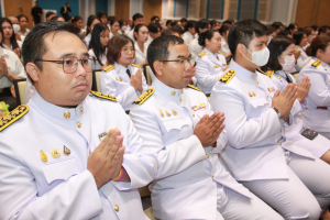 มรภ.เทพสตรี จัดพิธีทำบุญทักษิณา เพื่อถวายเป็นพระราชกุศลและน้อมรำลึกในพระมหากรุณาธิคุณ รัชกาลที่ 9 เนื่องในวันนวมินทรมหาราช