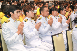 มรภ.เทพสตรี จัดพิธีทำบุญทักษิณา เพื่อถวายเป็นพระราชกุศลและน้อมรำลึกในพระมหากรุณาธิคุณ รัชกาลที่ 9 เนื่องในวันนวมินทรมหาราช