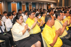 มรภ.เทพสตรี จัดพิธีทำบุญทักษิณา เพื่อถวายเป็นพระราชกุศลและน้อมรำลึกในพระมหากรุณาธิคุณ รัชกาลที่ 9 เนื่องในวันนวมินทรมหาราช