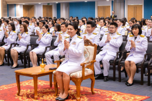 มรภ.เทพสตรี จัดพิธีทำบุญทักษิณา เพื่อถวายเป็นพระราชกุศลและน้อมรำลึกในพระมหากรุณาธิคุณ รัชกาลที่ 9 เนื่องในวันนวมินทรมหาราช