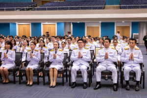 มรภ.เทพสตรี จัดพิธีทำบุญทักษิณา เพื่อถวายเป็นพระราชกุศลและน้อมรำลึกในพระมหากรุณาธิคุณ รัชกาลที่ 9 เนื่องในวันนวมินทรมหาราช