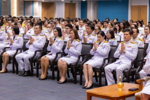 มรภ.เทพสตรี จัดพิธีทำบุญทักษิณา เพื่อถวายเป็นพระราชกุศลและน้อมรำลึกในพระมหากรุณาธิคุณ รัชกาลที่ 9 เนื่องในวันนวมินทรมหาราช