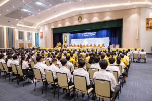 มรภ.เทพสตรี จัดพิธีทำบุญทักษิณา เพื่อถวายเป็นพระราชกุศลและน้อมรำลึกในพระมหากรุณาธิคุณ รัชกาลที่ 9 เนื่องในวันนวมินทรมหาราช