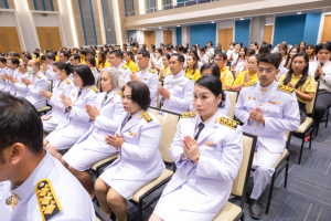 มรภ.เทพสตรี จัดพิธีทำบุญทักษิณา เพื่อถวายเป็นพระราชกุศลและน้อมรำลึกในพระมหากรุณาธิคุณ รัชกาลที่ 9 เนื่องในวันนวมินทรมหาราช