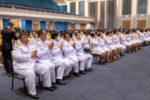 มรภ.เทพสตรี จัดพิธีทำบุญทักษิณา เพื่อถวายเป็นพระราชกุศลและน้อมรำลึกในพระมหากรุณาธิคุณ รัชกาลที่ 9 เนื่องในวันนวมินทรมหาราช