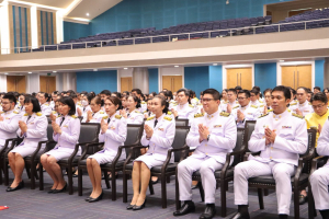 มรภ.เทพสตรี จัดพิธีทำบุญทักษิณา เพื่อถวายเป็นพระราชกุศลและน้อมรำลึกในพระมหากรุณาธิคุณ รัชกาลที่ 9 เนื่องในวันนวมินทรมหาราช