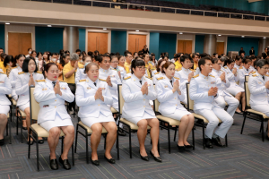 มรภ.เทพสตรี จัดพิธีทำบุญทักษิณา เพื่อถวายเป็นพระราชกุศลและน้อมรำลึกในพระมหากรุณาธิคุณ รัชกาลที่ 9 เนื่องในวันนวมินทรมหาราช
