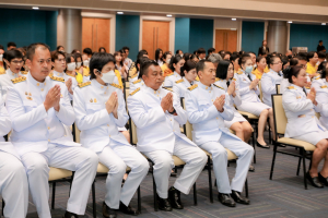 มรภ.เทพสตรี จัดพิธีทำบุญทักษิณา เพื่อถวายเป็นพระราชกุศลและน้อมรำลึกในพระมหากรุณาธิคุณ รัชกาลที่ 9 เนื่องในวันนวมินทรมหาราช