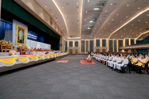มรภ.เทพสตรี จัดพิธีทำบุญทักษิณา เพื่อถวายเป็นพระราชกุศลและน้อมรำลึกในพระมหากรุณาธิคุณ รัชกาลที่ 9 เนื่องในวันนวมินทรมหาราช