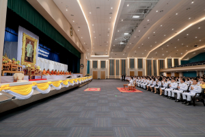 มรภ.เทพสตรี จัดพิธีทำบุญทักษิณา เพื่อถวายเป็นพระราชกุศลและน้อมรำลึกในพระมหากรุณาธิคุณ รัชกาลที่ 9 เนื่องในวันนวมินทรมหาราช
