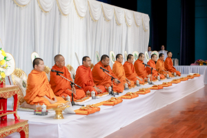 มรภ.เทพสตรี จัดพิธีทำบุญทักษิณา เพื่อถวายเป็นพระราชกุศลและน้อมรำลึกในพระมหากรุณาธิคุณ รัชกาลที่ 9 เนื่องในวันนวมินทรมหาราช