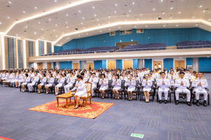 มรภ.เทพสตรี จัดพิธีทำบุญทักษิณา เพื่อถวายเป็นพระราชกุศลและน้อมรำลึกในพระมหากรุณาธิคุณ รัชกาลที่ 9 เนื่องในวันนวมินทรมหาราช