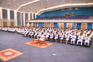 มรภ.เทพสตรี จัดพิธีทำบุญทักษิณา เพื่อถวายเป็นพระราชกุศลและน้อมรำลึกในพระมหากรุณาธิคุณ รัชกาลที่ 9 เนื่องในวันนวมินทรมหาราช