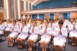 มรภ.เทพสตรี จัดพิธีทำบุญทักษิณา เพื่อถวายเป็นพระราชกุศลและน้อมรำลึกในพระมหากรุณาธิคุณ รัชกาลที่ 9 เนื่องในวันนวมินทรมหาราช