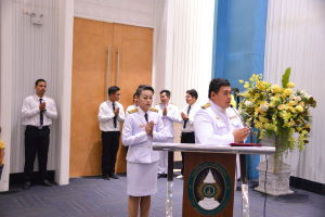 มรภ.เทพสตรี จัดพิธีทำบุญทักษิณา เพื่อถวายเป็นพระราชกุศลและน้อมรำลึกในพระมหากรุณาธิคุณ รัชกาลที่ 9 เนื่องในวันนวมินทรมหาราช