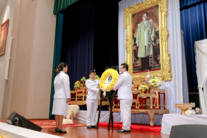 มรภ.เทพสตรี จัดพิธีทำบุญทักษิณา เพื่อถวายเป็นพระราชกุศลและน้อมรำลึกในพระมหากรุณาธิคุณ รัชกาลที่ 9 เนื่องในวันนวมินทรมหาราช