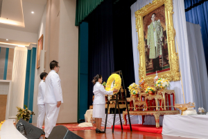 มรภ.เทพสตรี จัดพิธีทำบุญทักษิณา เพื่อถวายเป็นพระราชกุศลและน้อมรำลึกในพระมหากรุณาธิคุณ รัชกาลที่ 9 เนื่องในวันนวมินทรมหาราช
