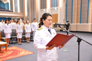 มรภ.เทพสตรี จัดพิธีทำบุญทักษิณา เพื่อถวายเป็นพระราชกุศลและน้อมรำลึกในพระมหากรุณาธิคุณ รัชกาลที่ 9 เนื่องในวันนวมินทรมหาราช
