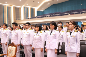 มรภ.เทพสตรี จัดพิธีทำบุญทักษิณา เพื่อถวายเป็นพระราชกุศลและน้อมรำลึกในพระมหากรุณาธิคุณ รัชกาลที่ 9 เนื่องในวันนวมินทรมหาราช