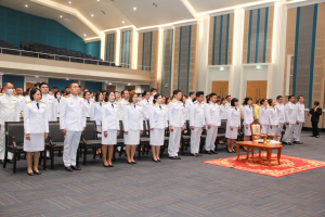มรภ.เทพสตรี จัดพิธีทำบุญทักษิณา เพื่อถวายเป็นพระราชกุศลและน้อมรำลึกในพระมหากรุณาธิคุณ รัชกาลที่ 9 เนื่องในวันนวมินทรมหาราช