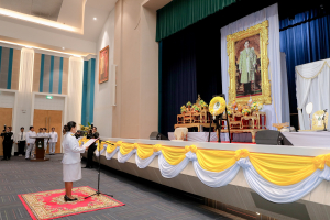 มรภ.เทพสตรี จัดพิธีทำบุญทักษิณา เพื่อถวายเป็นพระราชกุศลและน้อมรำลึกในพระมหากรุณาธิคุณ รัชกาลที่ 9 เนื่องในวันนวมินทรมหาราช