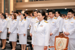 มรภ.เทพสตรี จัดพิธีทำบุญทักษิณา เพื่อถวายเป็นพระราชกุศลและน้อมรำลึกในพระมหากรุณาธิคุณ รัชกาลที่ 9 เนื่องในวันนวมินทรมหาราช