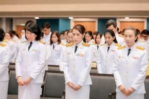 มรภ.เทพสตรี จัดพิธีทำบุญทักษิณา เพื่อถวายเป็นพระราชกุศลและน้อมรำลึกในพระมหากรุณาธิคุณ รัชกาลที่ 9 เนื่องในวันนวมินทรมหาราช