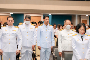 มรภ.เทพสตรี จัดพิธีทำบุญทักษิณา เพื่อถวายเป็นพระราชกุศลและน้อมรำลึกในพระมหากรุณาธิคุณ รัชกาลที่ 9 เนื่องในวันนวมินทรมหาราช