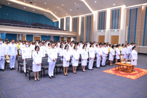 มรภ.เทพสตรี จัดพิธีทำบุญทักษิณา เพื่อถวายเป็นพระราชกุศลและน้อมรำลึกในพระมหากรุณาธิคุณ รัชกาลที่ 9 เนื่องในวันนวมินทรมหาราช