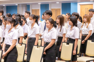 มรภ.เทพสตรี จัดพิธีทำบุญทักษิณา เพื่อถวายเป็นพระราชกุศลและน้อมรำลึกในพระมหากรุณาธิคุณ รัชกาลที่ 9 เนื่องในวันนวมินทรมหาราช