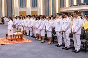 มรภ.เทพสตรี จัดพิธีทำบุญทักษิณา เพื่อถวายเป็นพระราชกุศลและน้อมรำลึกในพระมหากรุณาธิคุณ รัชกาลที่ 9 เนื่องในวันนวมินทรมหาราช